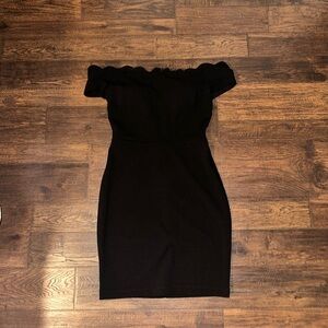 Black Tight Mini Dress